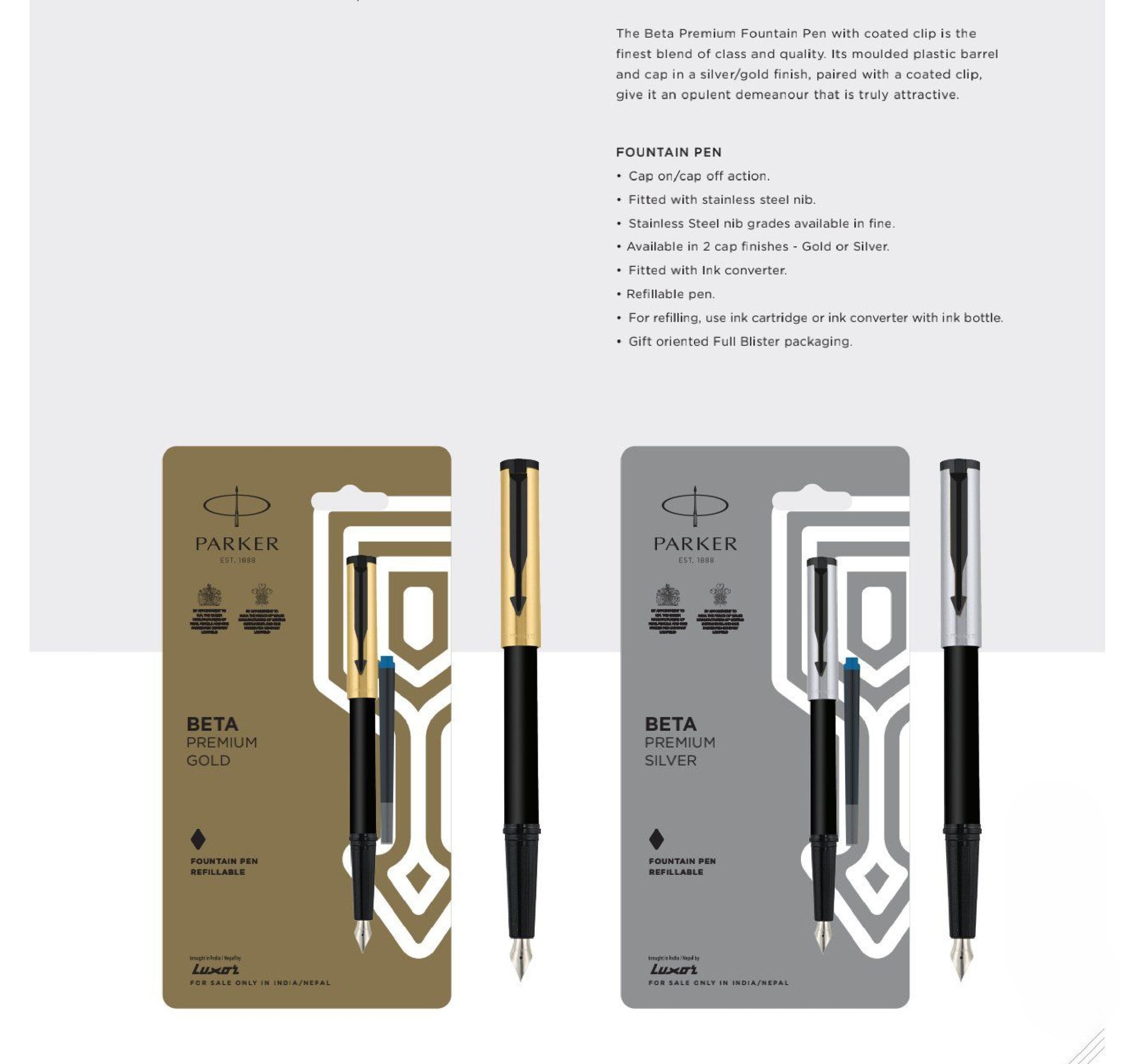 Parker Beta Premium Fountain Pen